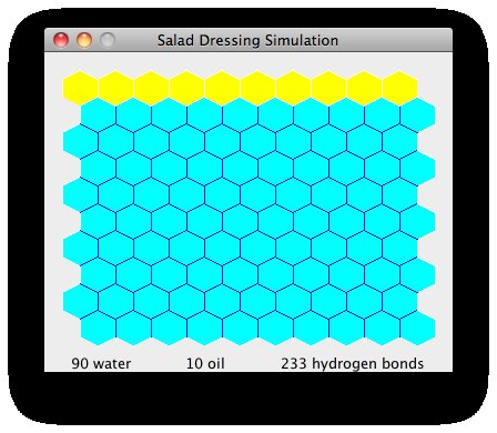 oil&water simulation -- separated